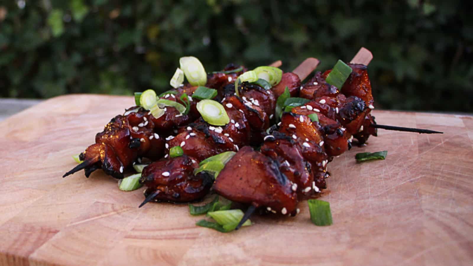 Kip Teriyaki Spiesjes van de BBQ