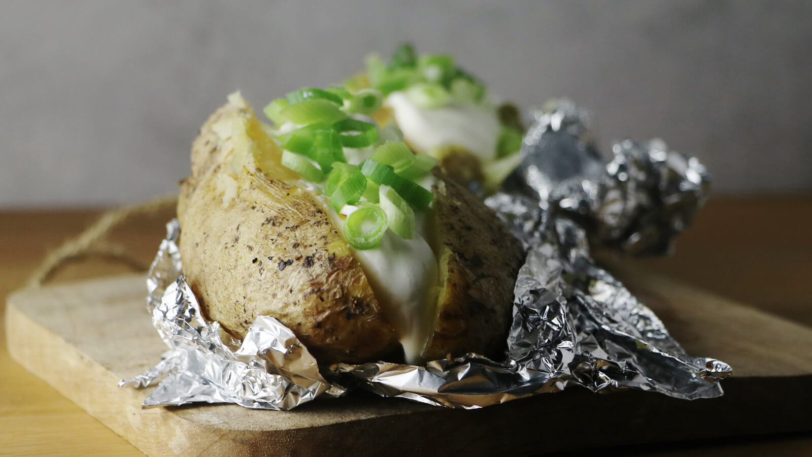 Gepofte Aardappel van de BBQ