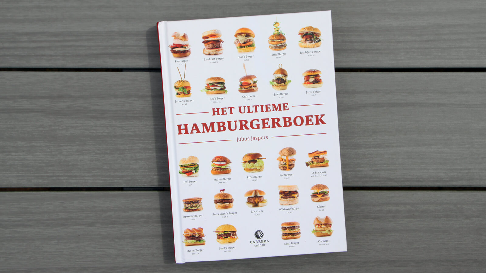 Het Ultieme Hamburgerboek, van Julius Jaspers