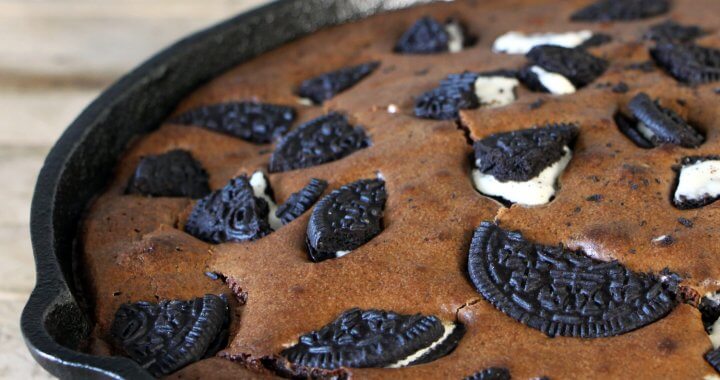Barbecue Recept: Oreo Brownie Skillet