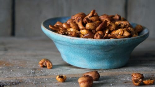 gerookte notenmix recept