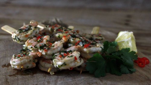 chimichurri garnalen recept