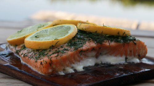 zalm van een pankje recept