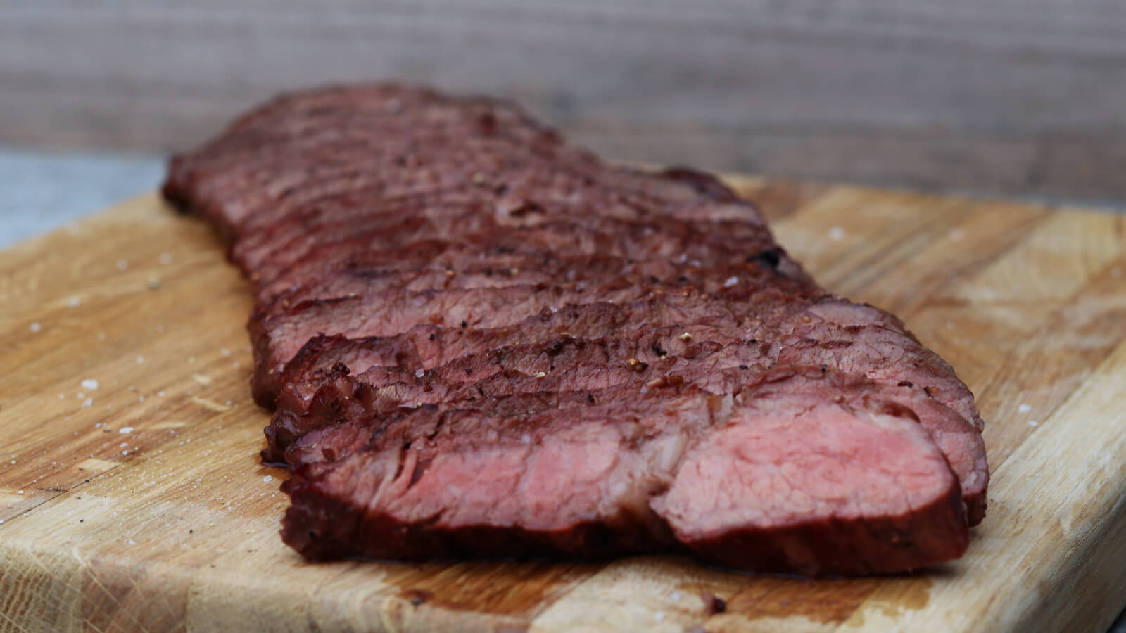 Flat Iron Steak van de BBQ