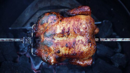 thaise kip aan het spit recept