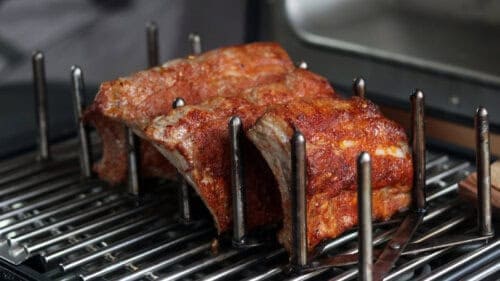 Aziatische Spareribs van de BBQ