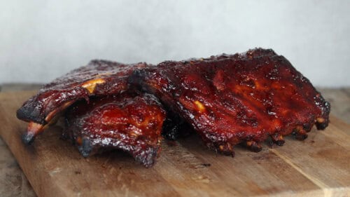 Aziatische Spareribs van de BBQ