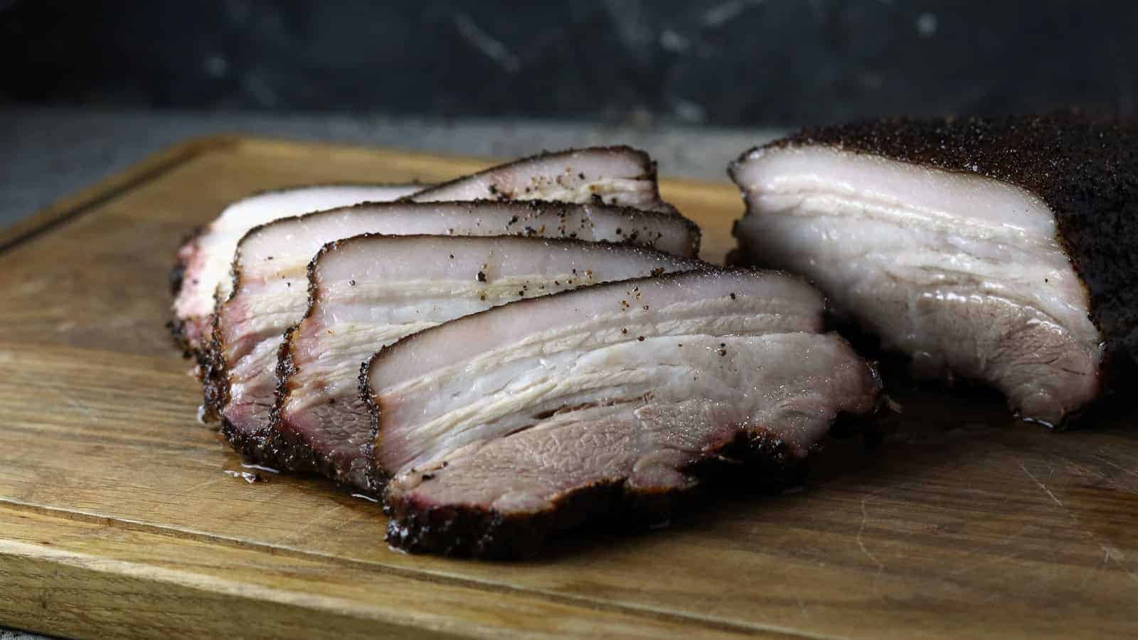 Texas Style Buikspek van de BBQ