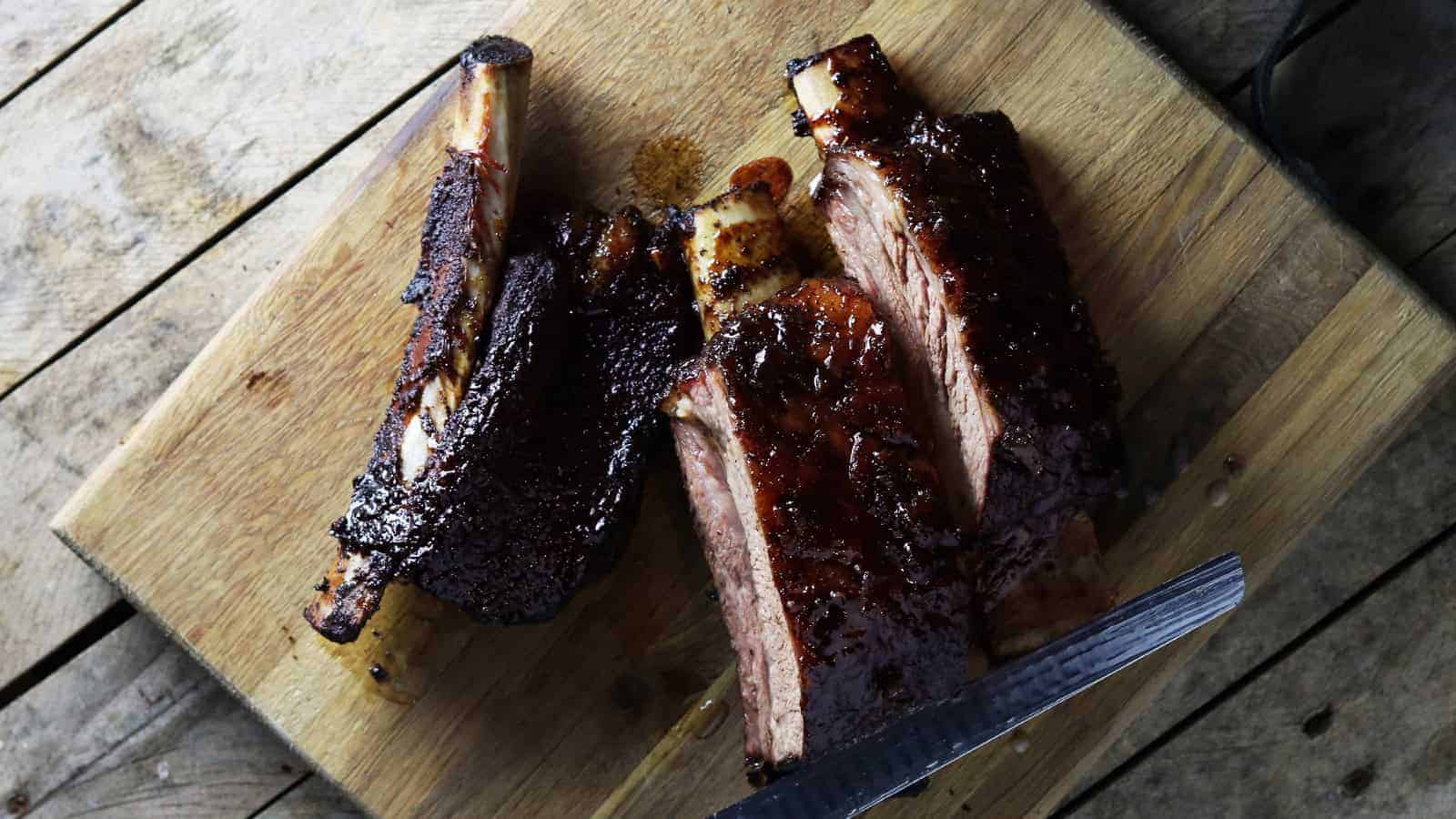 Short Ribs met Maple Bourbon Glaze