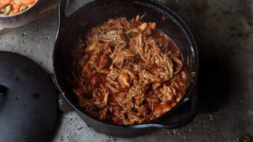 koreaanse pulled chicken recept