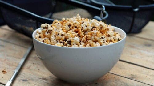 rotisserie popcorn recept