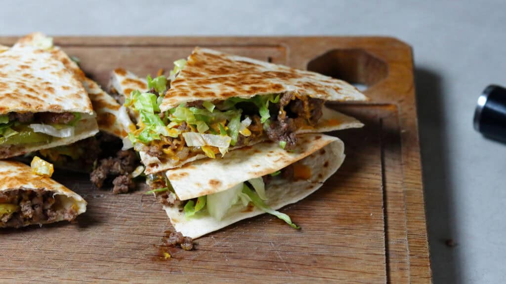 big mac quesadillas recept3