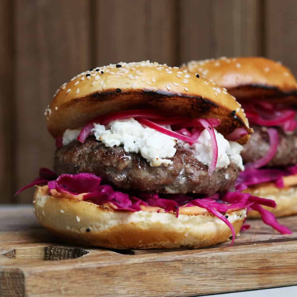 marokkaanse lamsburgers uitgelicht